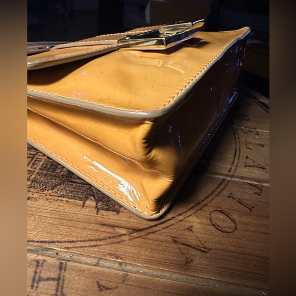 - RARE AUTHENTICATE Jimmy Choo Patent Leather Rebel Clutch - Picture 10 of 15